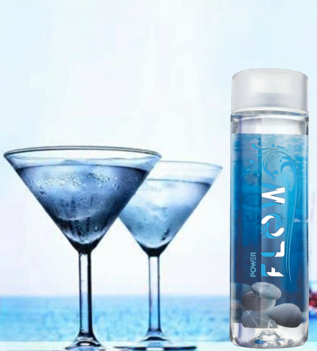 Bottles stacked for dispatch